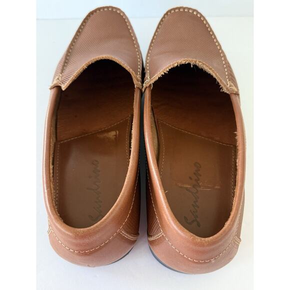 Sandrino Men's Extra Light Camel/Brown Leather‎ Slip-On Casual Loafer Sz 10 1/2 - Picture 8 of 15